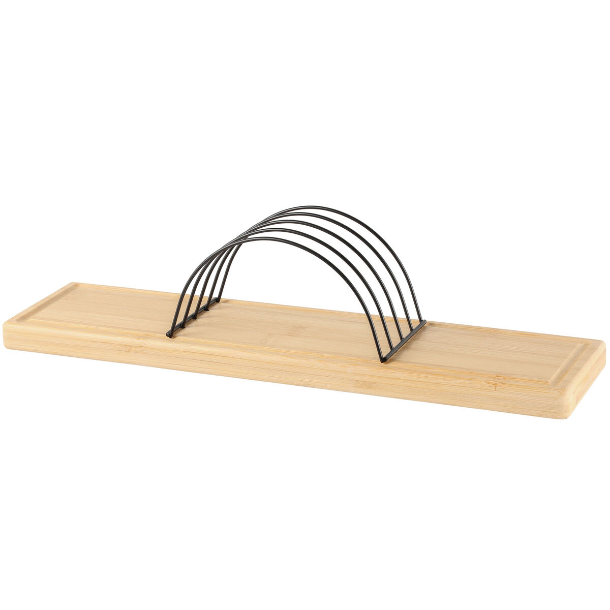 Skärbrädeställ, bambu/stål