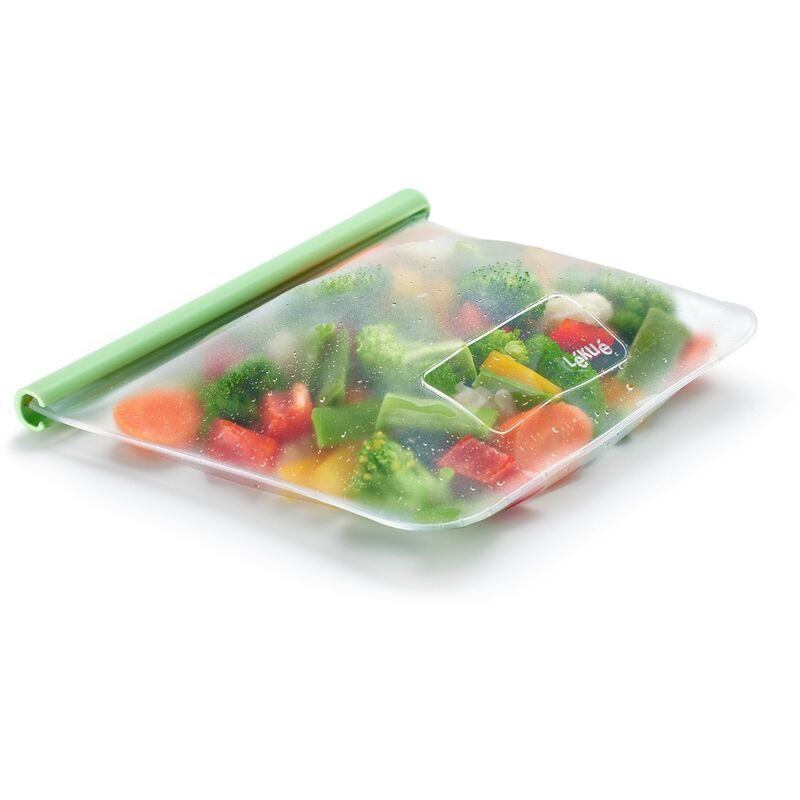 Återanvändningsbar kyl & fryspåse silikon, medium