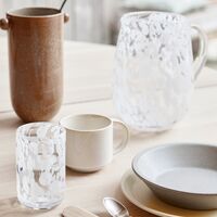 Jali glas 10,5 cm, white