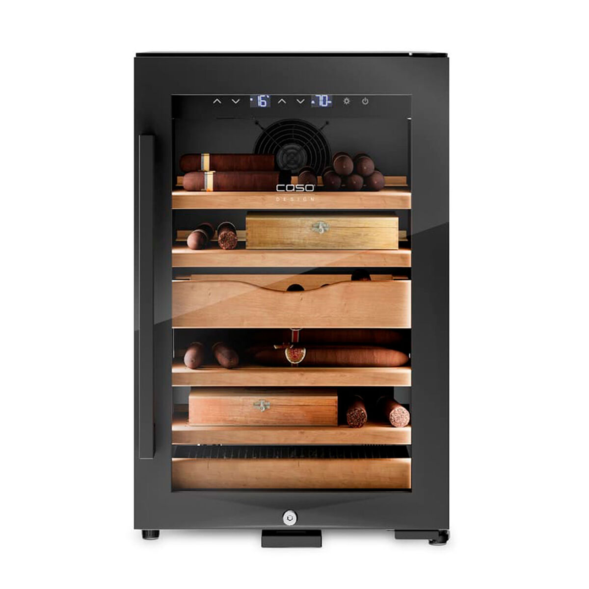 676 Humidor H45 cigarrskåp 45 liter, svart