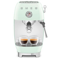 Manuel espressomaskine med Cold Brew, pastelgrøn