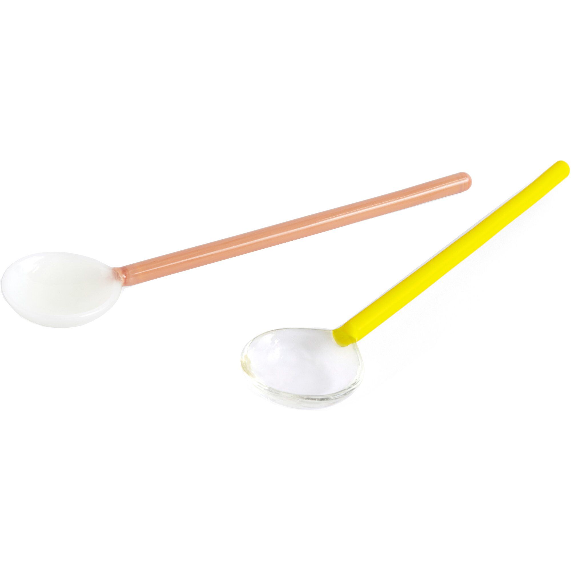 HAY Round glasskje 2-stk. Bright yellow-brown