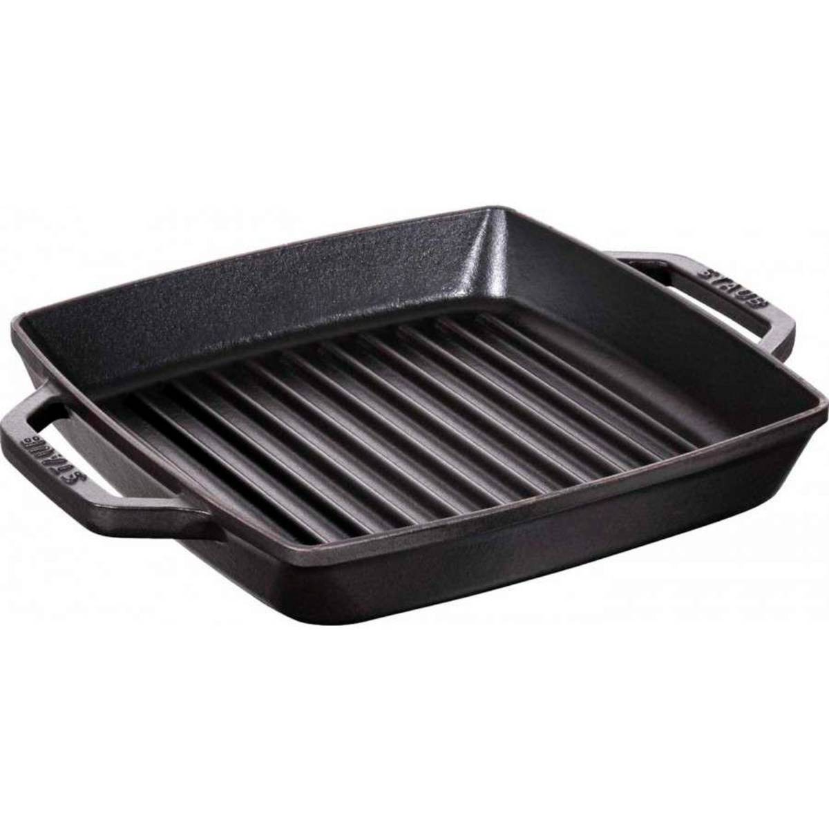 Pure grill kvadratisk 33 cm svart