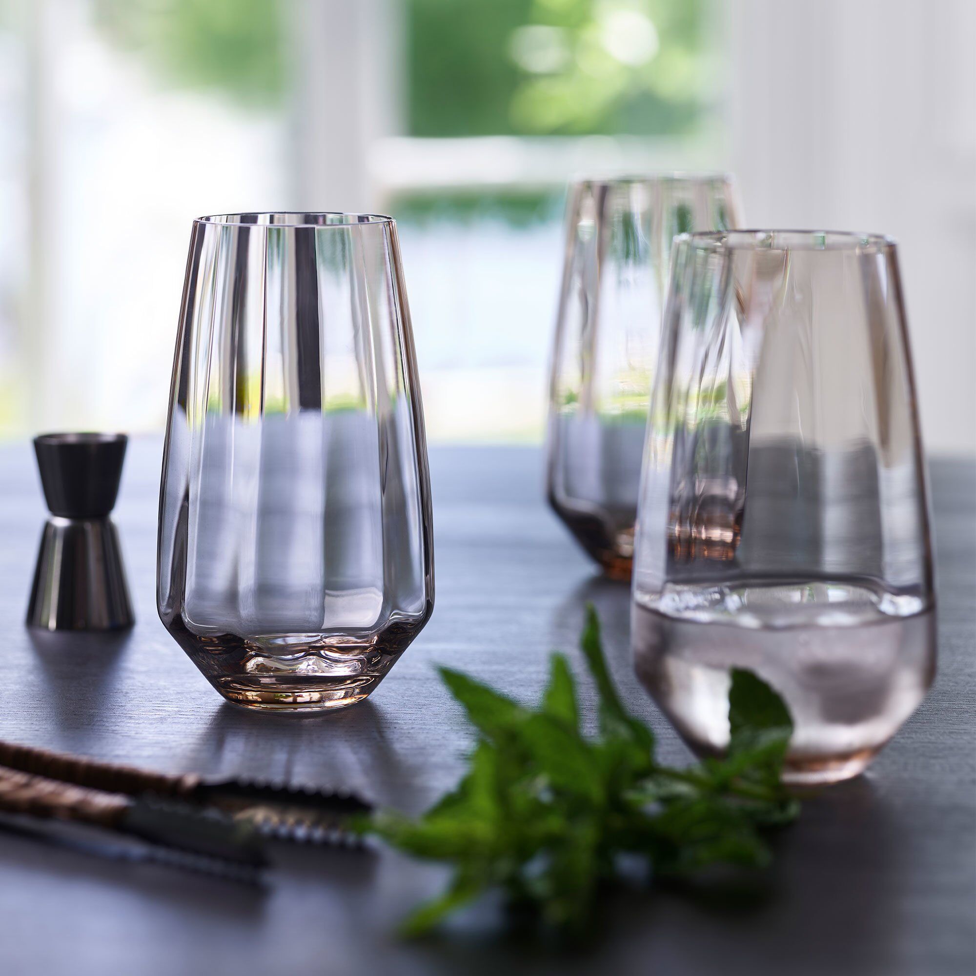 Alternativ bild 1 för Magnor - XO vattenglas 40 cl optic topaz