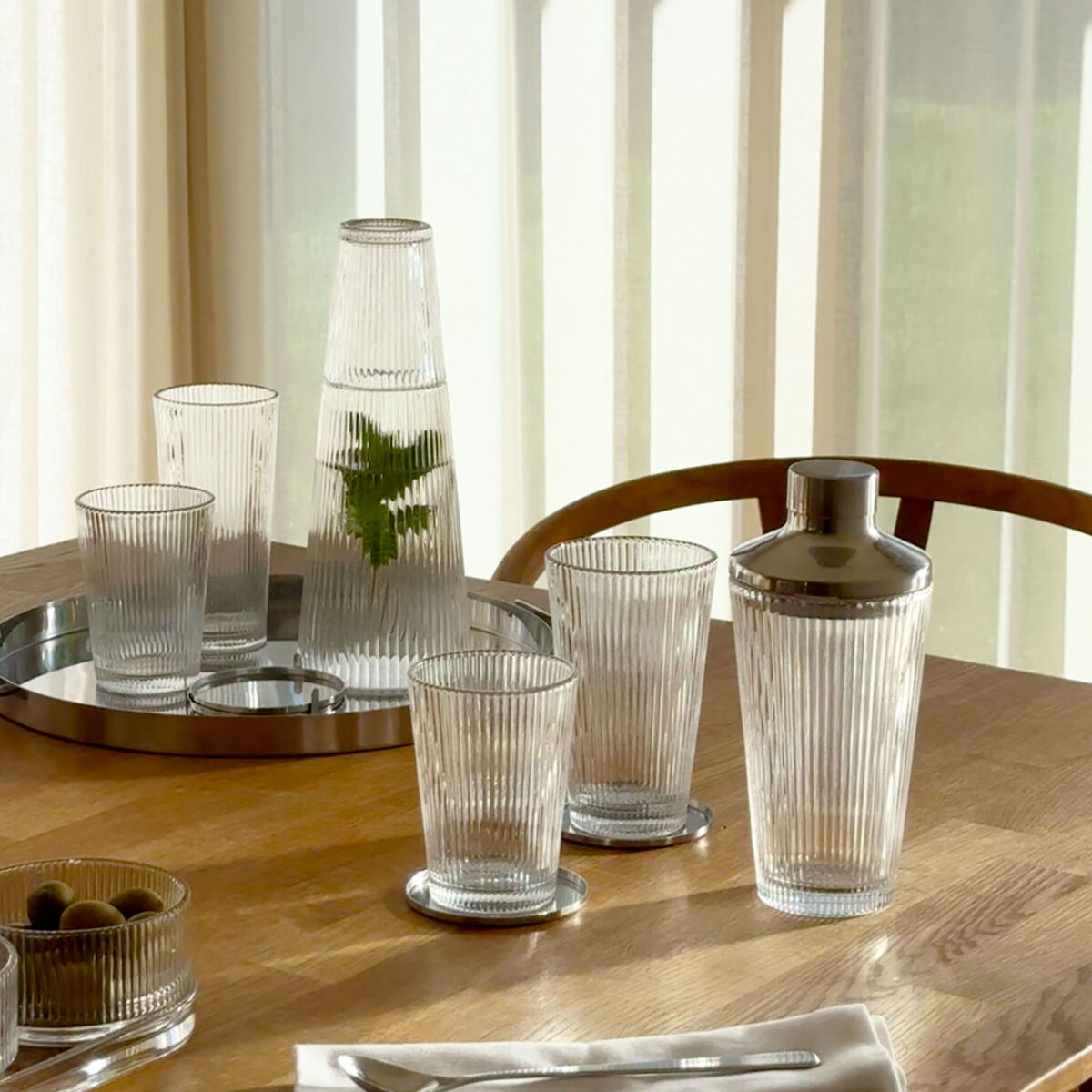 Pilastro cocktail shaker 40 cl, clear