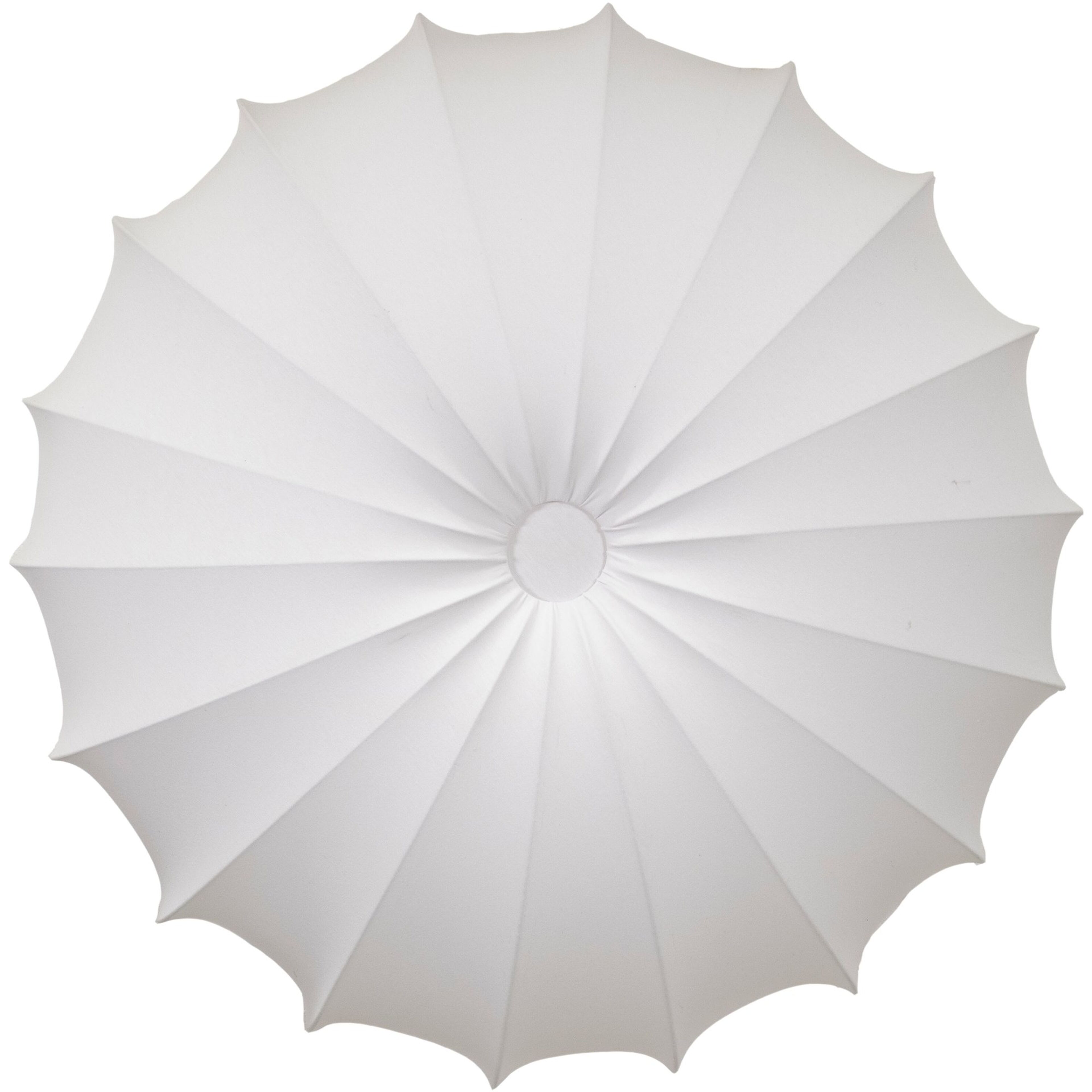 Anna plafond, bomull, vit, 80 cm