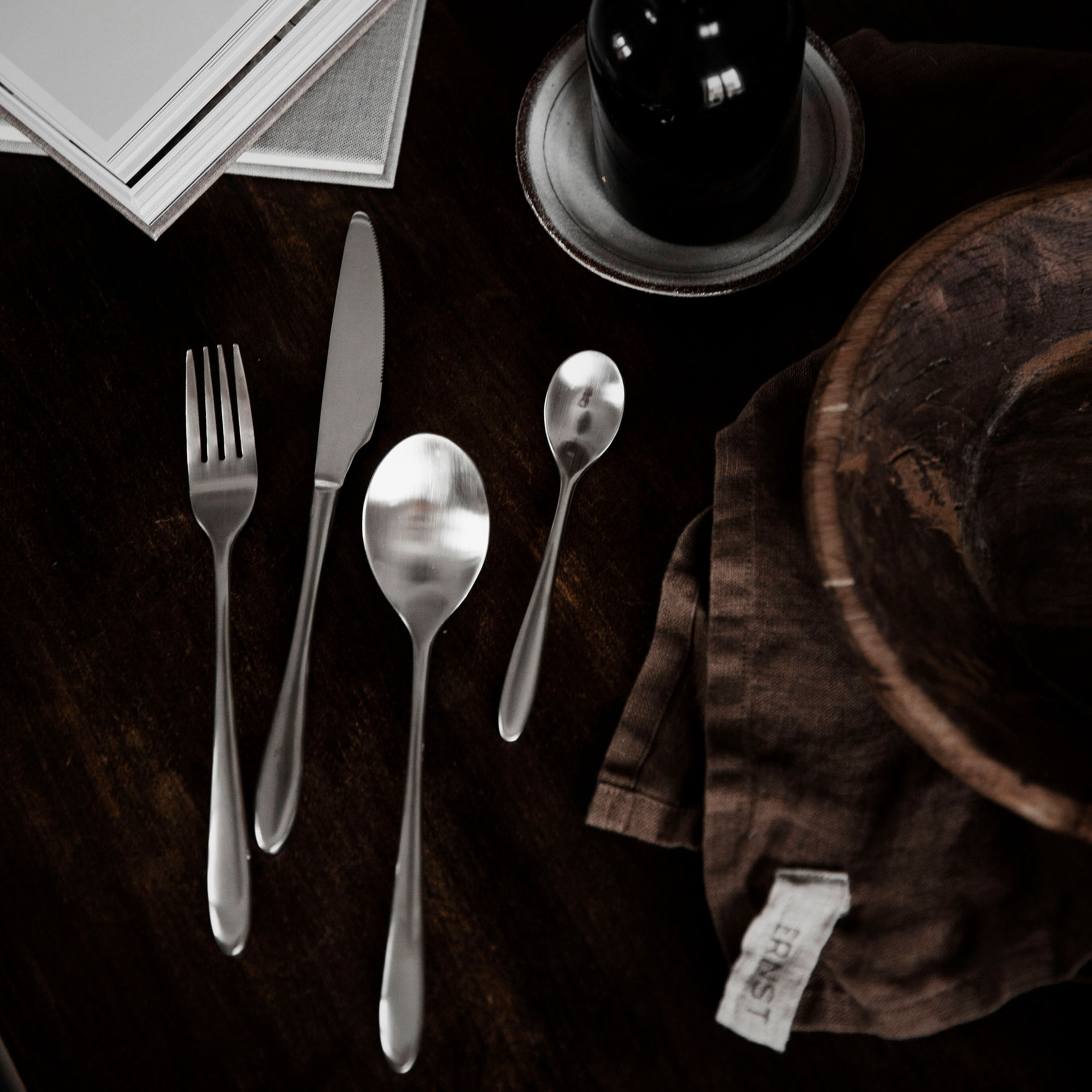 Bestick 16-del Matt rostfritt