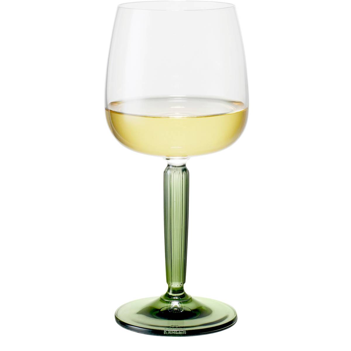 Hammershøi vitvinsglas, 35 cl, Ø 8,5 cm, 2 st, grön