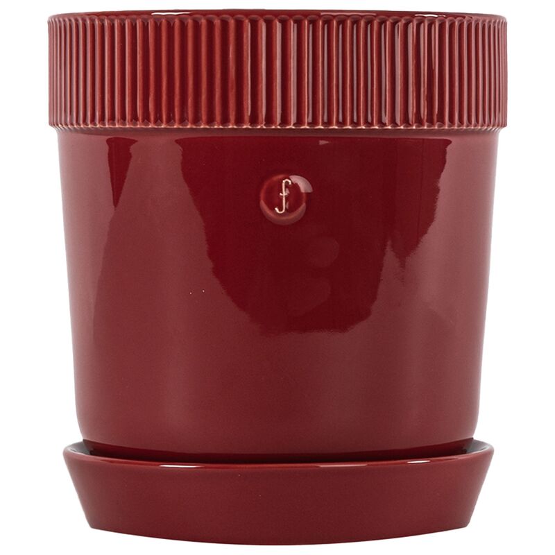 Elise kruka med fat, 14 cm