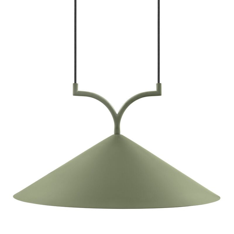 Curve riippuvalaisin 50 cm, vihreä