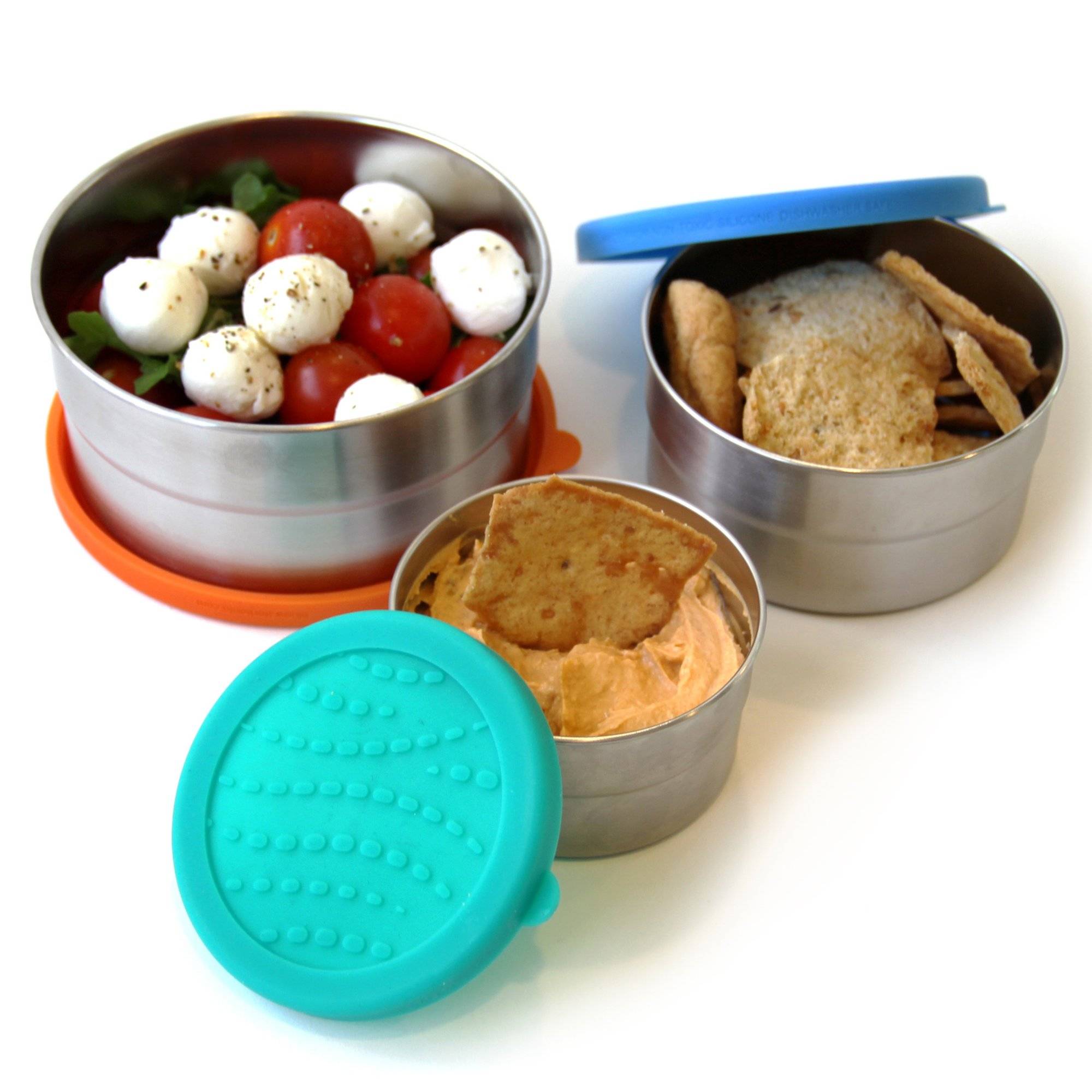 Alternativ bild 1 för ECOlunchbox Seal Cup Trio runda matlådor, 3 delar