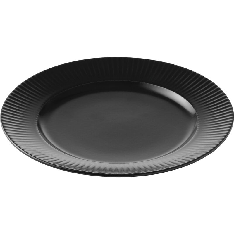 Groovy-jälkiruokalautanen 21 cm, musta