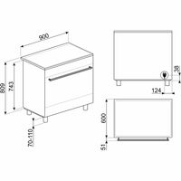C9IMX2 Classic Induktionskomfur 90 cm, rustfrit stål