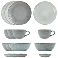 Rustic brunchkit 16 delar, grå/blå