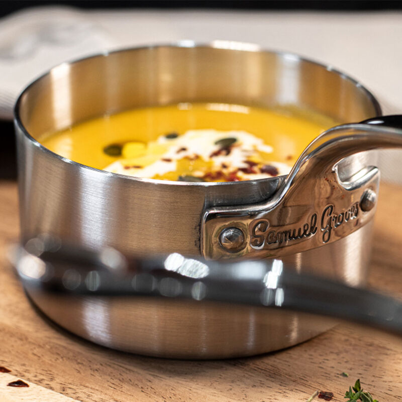 Minikastrull 9 cm, rostfritt stål