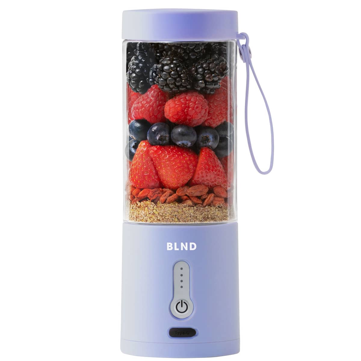 Portabel blender, blå