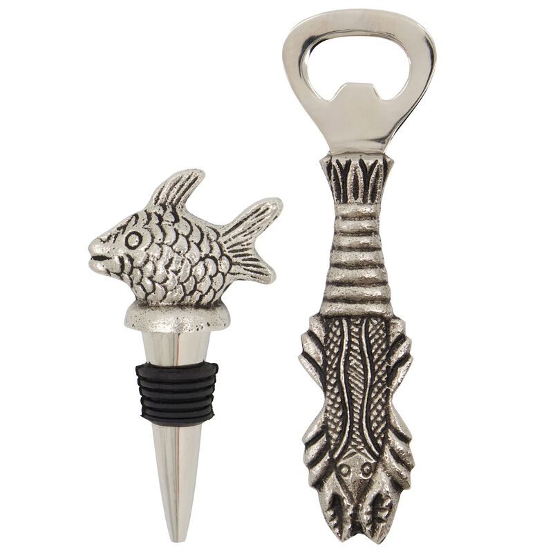 Fish bartillbehør, sølv