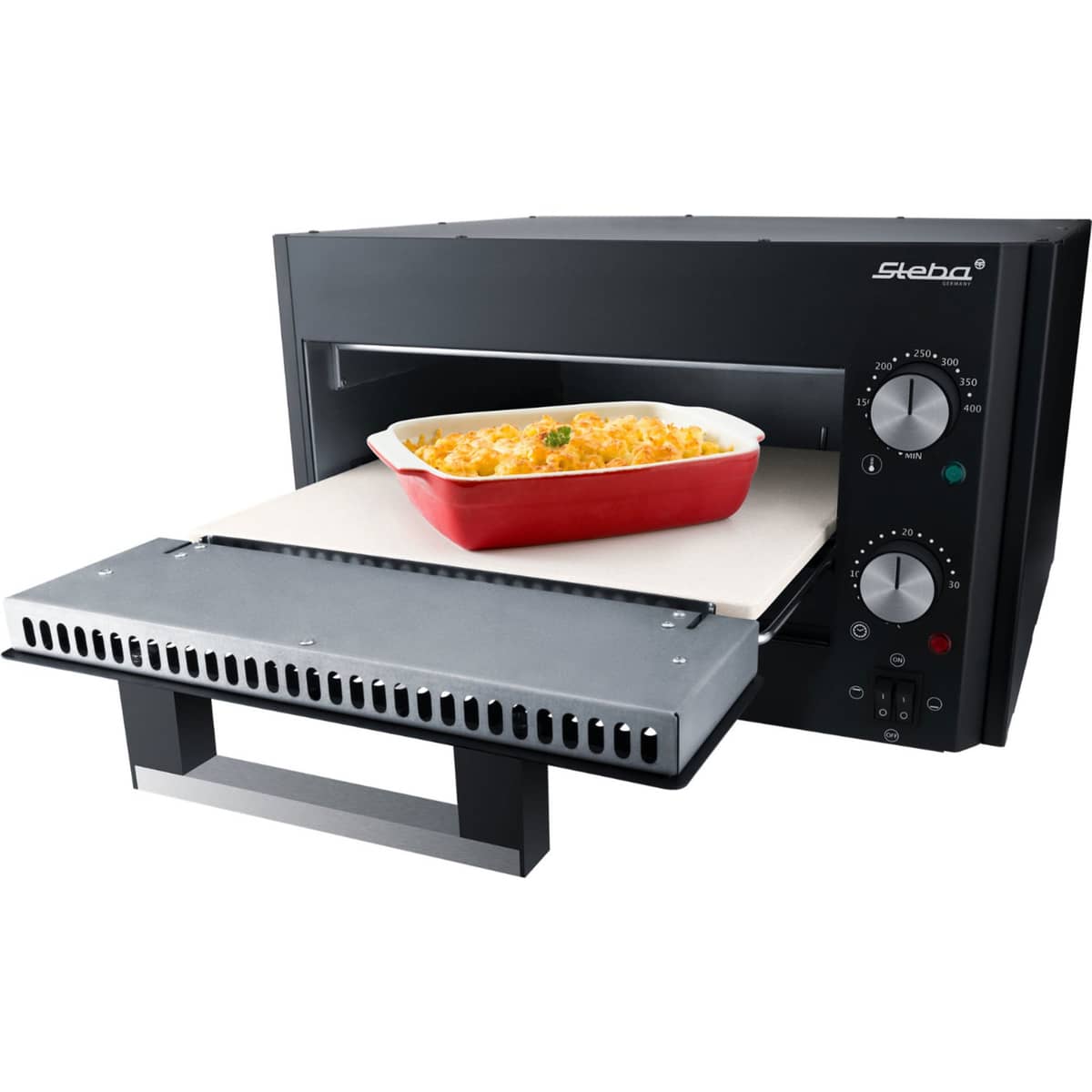 Power Pizzaugn 1800W 9 liter, svart
