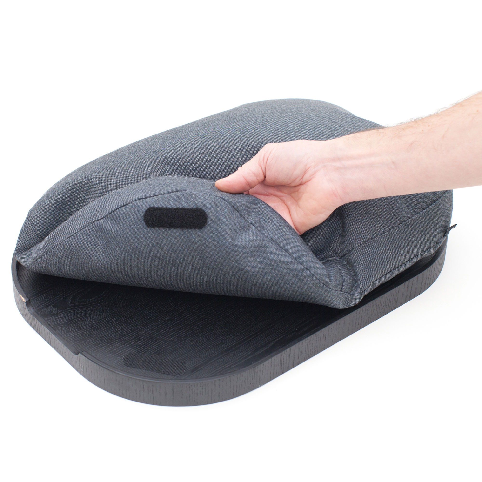 Bosign Curveline Polvisuoja 47x34cm, musta/harmaa