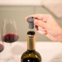 Wine Saver elektrisk vinpump, svart