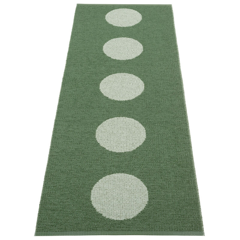 Pappelina Vera Pop -matto 70 × 200 cm, Leaf/misty Mint