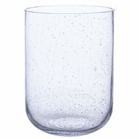 Glasvas 18 cm, mönstrat glas