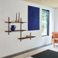 A-Light Shelf væghylde 90 x 30 cm, olivengrøn