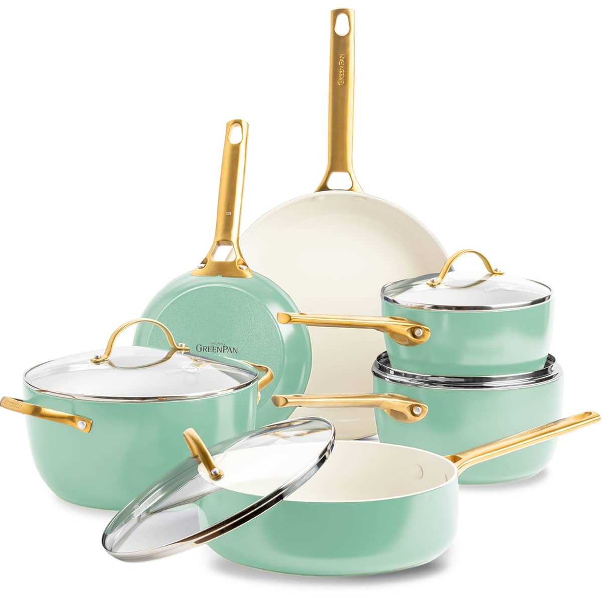 Padova grytset 6 delar, mint