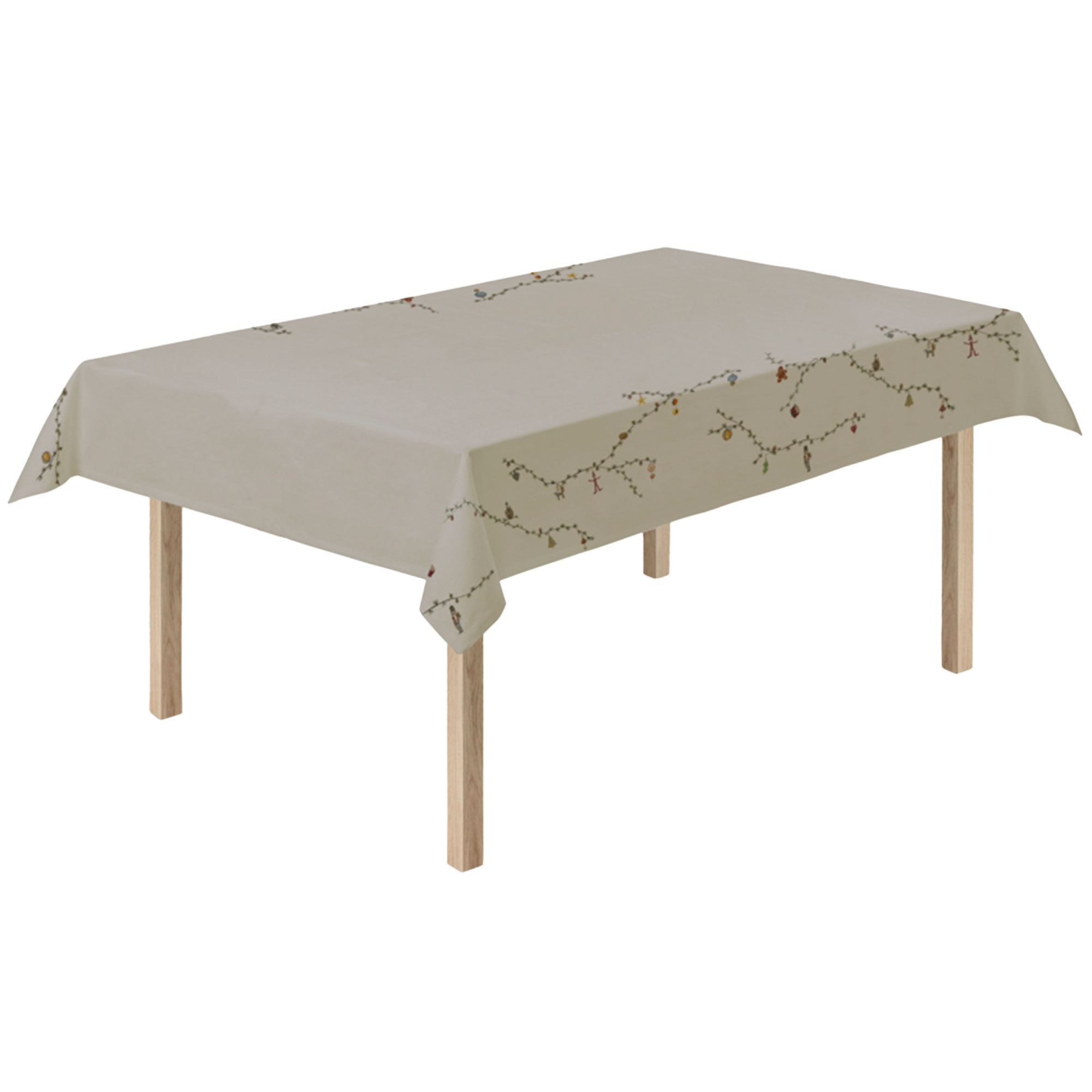 Kähler Hammershøi Christmas Juledug 150×270 cm, sand