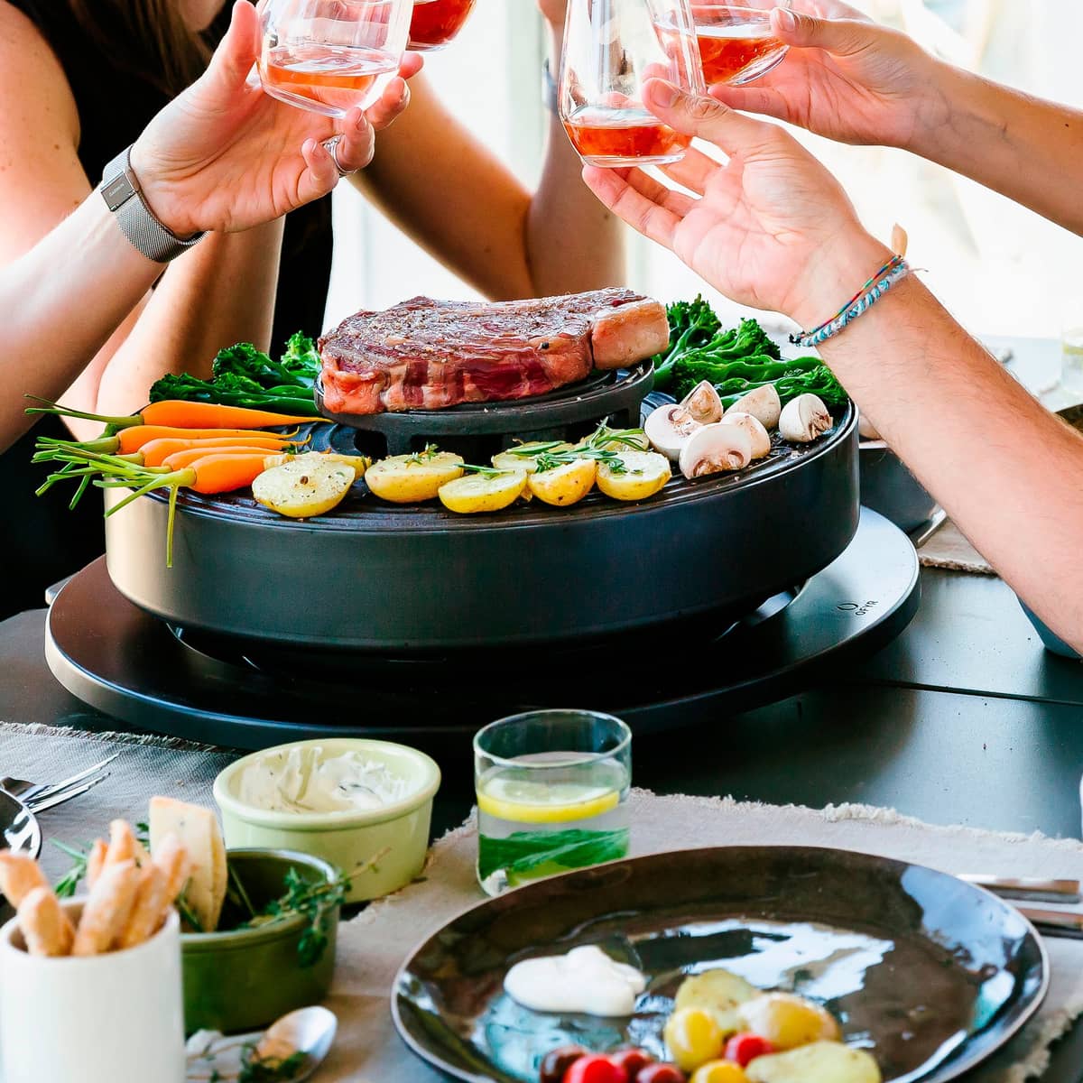 Tabl'O bordgrill, svart