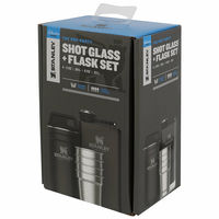The Pre-Party Shotglass + flask set, sort