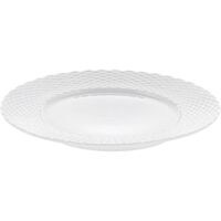 Basket tallrik 22 cm, ugnsfast porslin, vit
