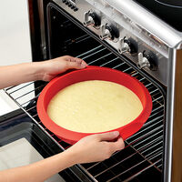 Rund kakeform 20 cm, rød