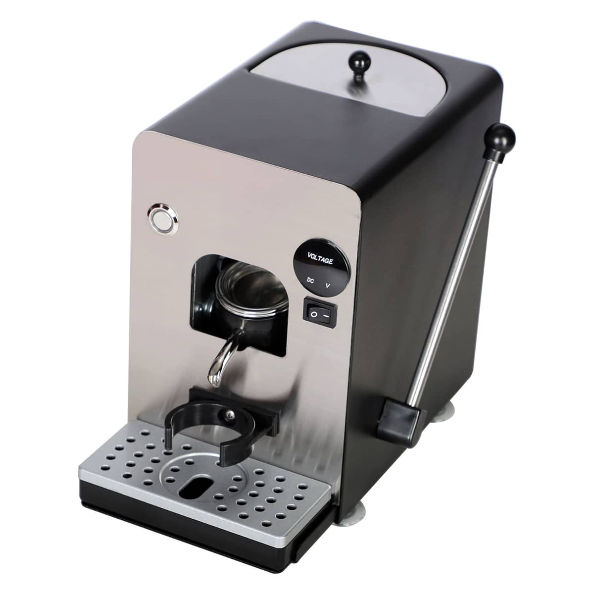 ALLFREE® espressokone kapseleilla, musta/teräs
