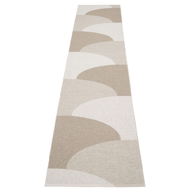 Pappelina Hill matto 70 × 360 cm, dark linen/grey