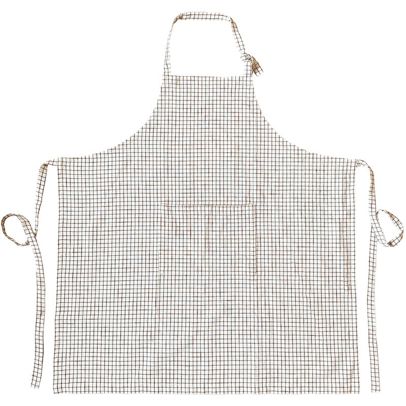 Textiles Garn Förkläde, terracotta