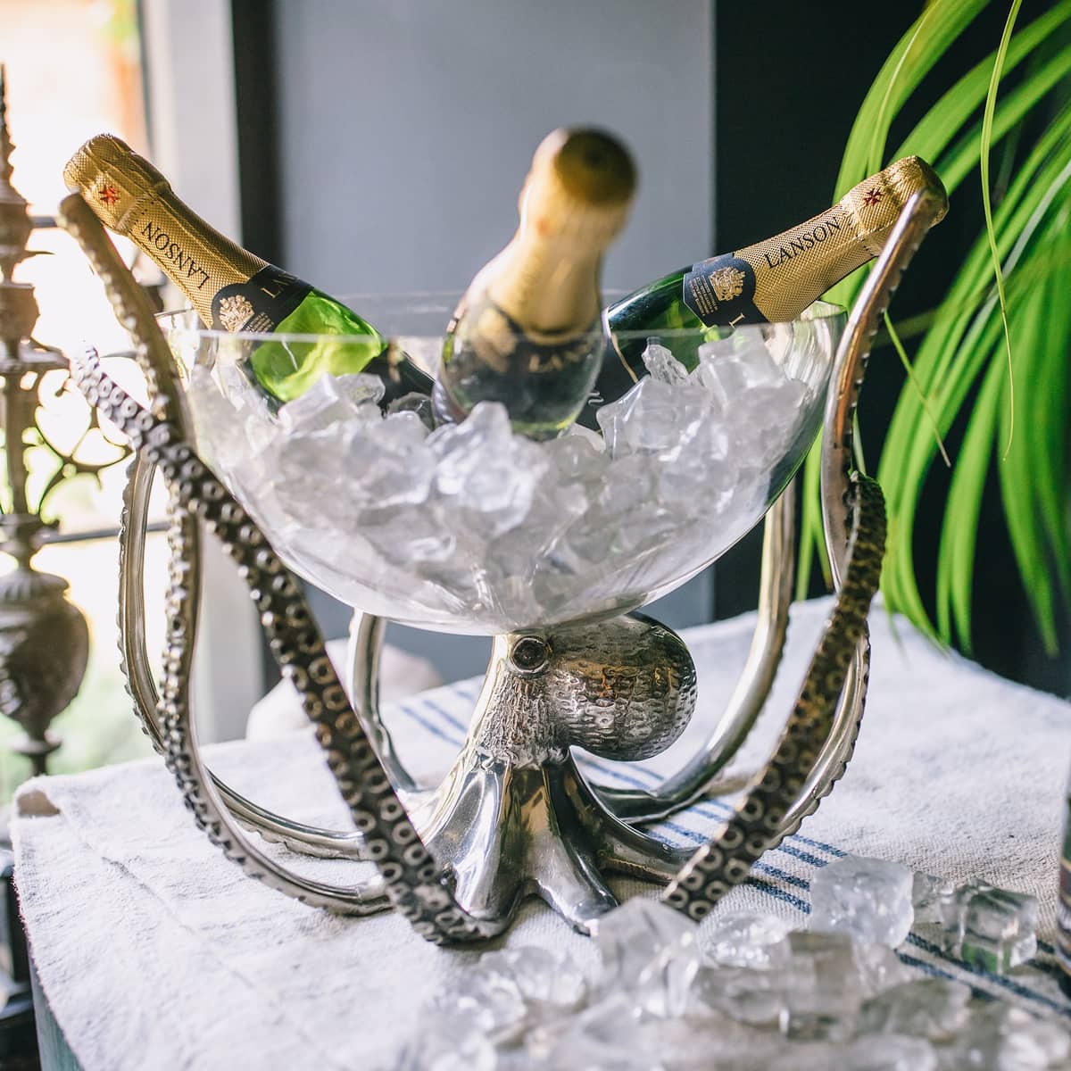 Octopus stativ med glasskål