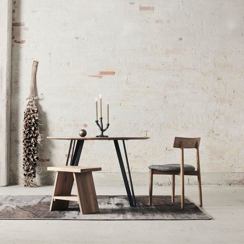 Ava ljusstake, antique dark grey