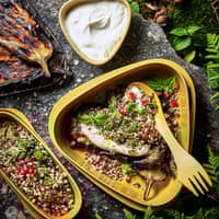 LunchKit madkasse, musty yellow