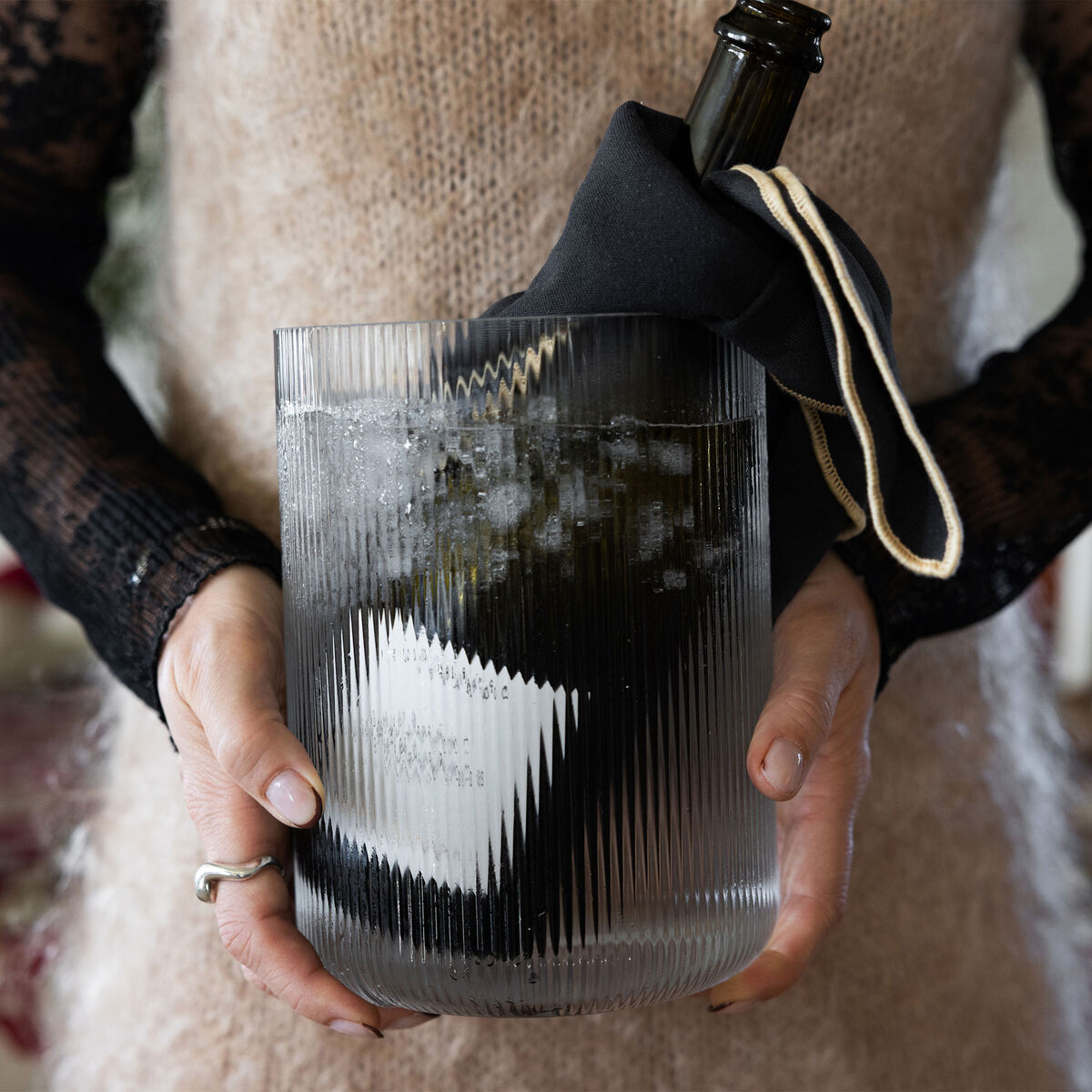 Blanka Vas/viinijäähdytin/kynttilänjalka, kirkas