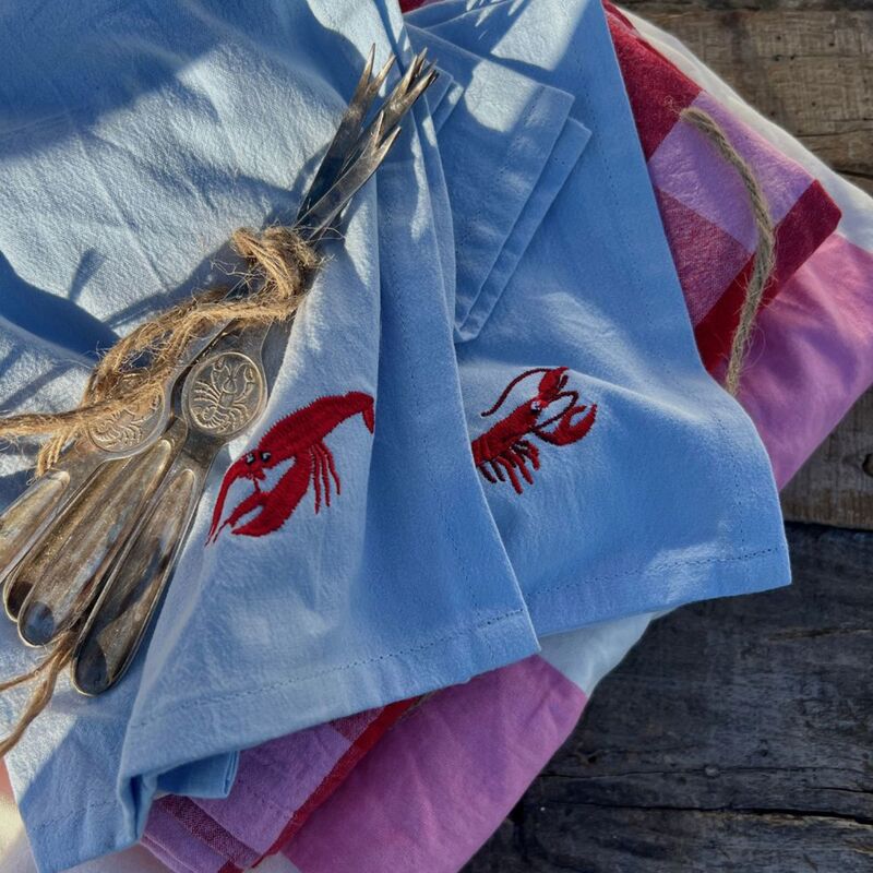 Krepsserviett 40x40 cm 4-pakning