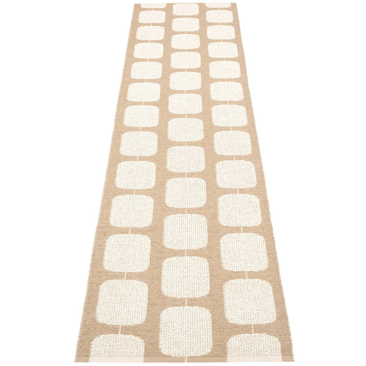 Gulvteppe Sten, 70 x 300 cm., light nougat/vanilla