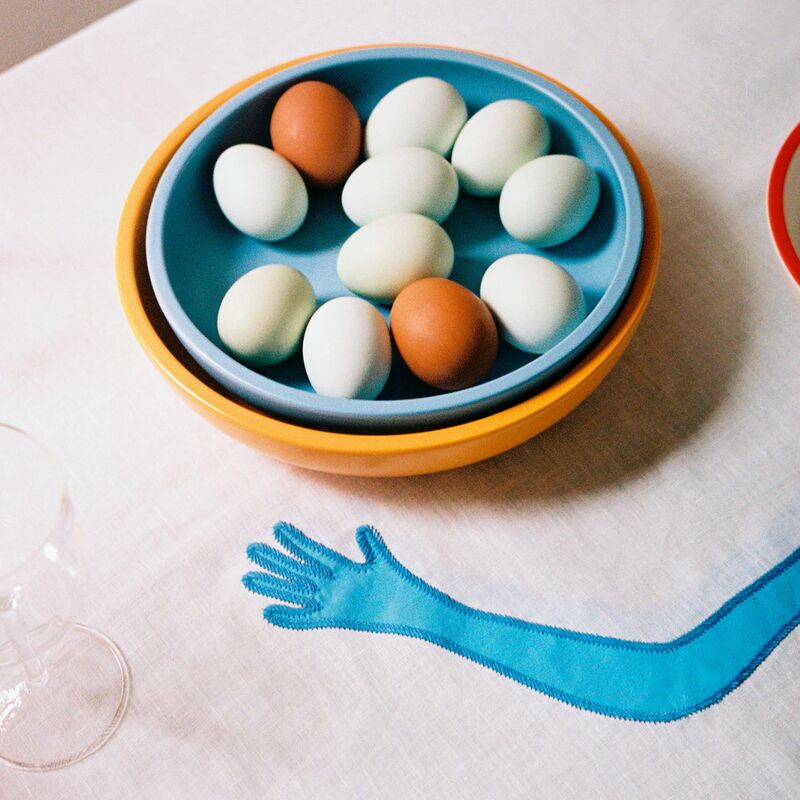 Sobremesa serveringsskål, medium, lyseblå