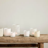 Lyric telysglass, linen, small