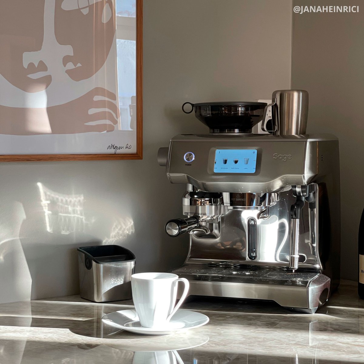 SES990 The Oracle Touch -espressokone, teräs