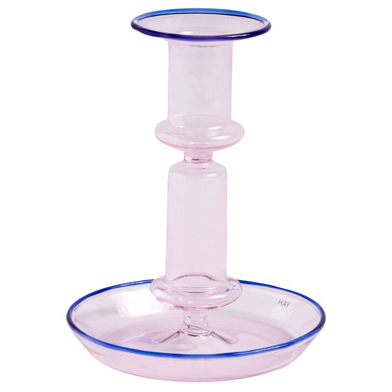 Flare-kynttilänjalka medium, vaaleanpunainen