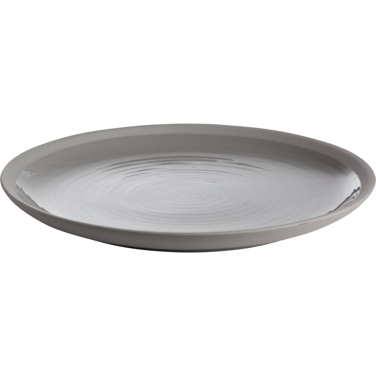Tallrik Stengods Ø26 cm Grå