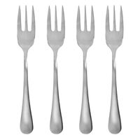 Brush kakegaffel 4-pakning, rustfritt stål