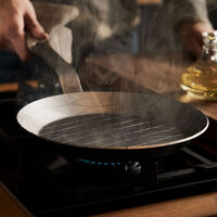 Forge stegepande/grillpande 24 cm, kulstofstål