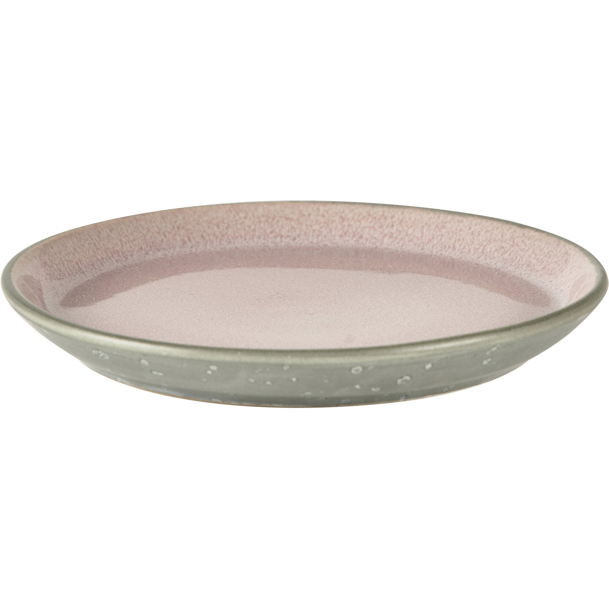 Gastro Tallerken Ø17 cm, blank lyserød/grå